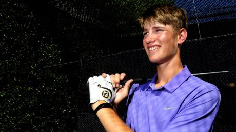 Josh Armstrong won the Greg Norman Junior Masters last week.