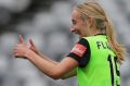 Canberra United forward Nickoletta Flannery tore Brisbane Roar apart.