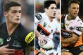 Contenders: Nathan Cleary, Mitchell Moses and Luke Brooks.