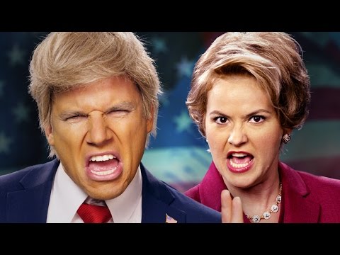 Donald Trump vs Hillary Clinton.  Epic Rap Battles of History.