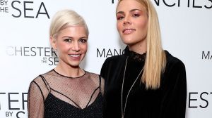 Actresses Michelle Williams and Busy Philipps attend a special screening of <i>Manchester by the Sea</i>.