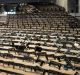 Out with the old: 1200 seats are being replaced at Canberra Theatre.