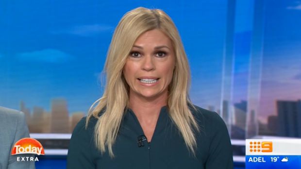 Channel Nine presenter Sonia Kruger on the <i>Today Extra</i> program.