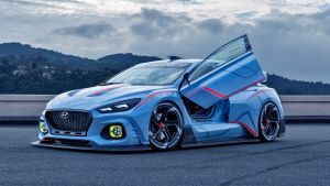 Hyundai RN30 Concept previews the South Korean brand's upcoming N performance division car.