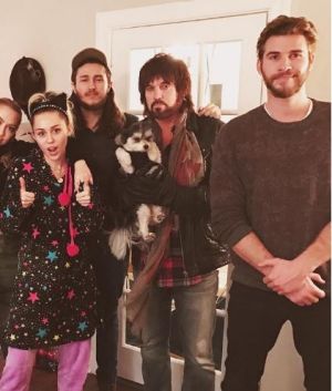 Liam Hemsworth and Miley Cyrus' family.