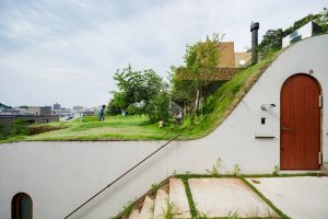 The Greendo units are made to replicate the landscape of Takamatsu, Japan. 