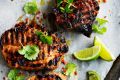 Coconut and chilli pork steaks.