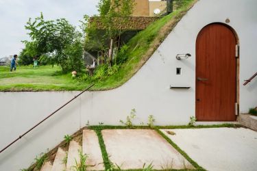 Japanese Greendo homes designed to look like rolling hills