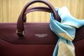 An Aston Martin luxury handbag.