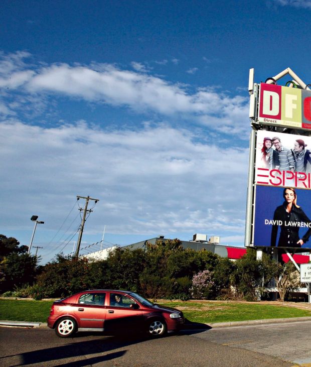 The alleged 'opportunistic attack' took place in the DFO Homebush shopping centre.