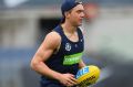 Conditioning: Patrick Cripps during pre-season training at Ikon Park in November.