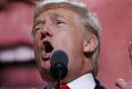 Republican presidential candidate Donald Trump speaks during the final day of the Republican National Convention in ...