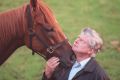 Legends: Bart Cummings and 1996 Cox Plate and Melbourne Cup winner Saintly.