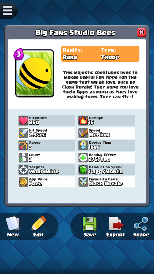    Card Creator for CR- screenshot  