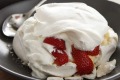 Pavlova from Merricote restaurant.