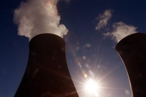 Cooling towers at the brown coal-fired Loy Yang power plant in Victoria's Latrobe Valley.