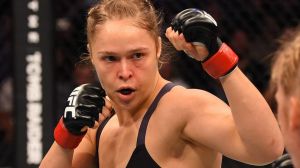 Rousey and Holm square off in Melbourne in November 2015, the last time Rousey was seen in a UFC ring.