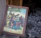 The year that was: An image of Christ placed at a destroyed church in the newly liberated town of Bartella in Iraq in ...