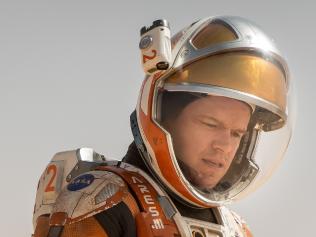 Matt Damon in a scene from The Martian. Fox films