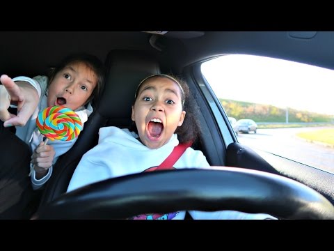 Bad Kids Driving Parents Car - Toy Hunt Shopping (PART 2 SKIT)