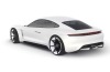 Porsche's concept model runs on advanced batteries that allow the car to travel 310 miles on a single charge, and can be ...