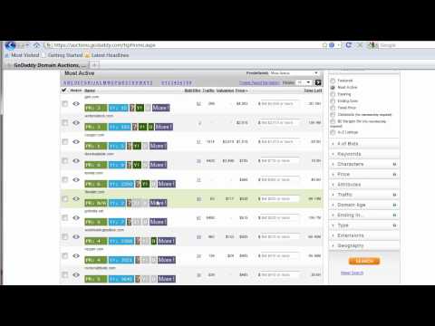 Find Godaddy Auctions Pagerank,  yahoo inlinks, Domain age, Dmoz , Yahoo Directory listing  etc