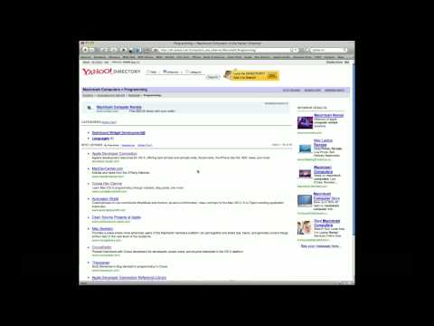 Using Yahoo Directory to perform a search