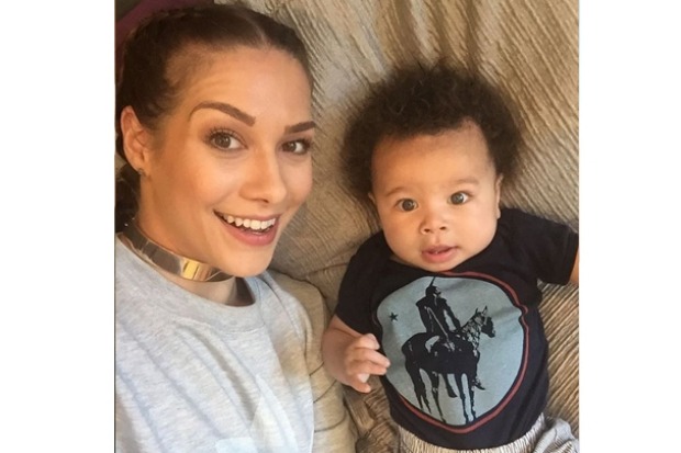 Maddox Boss (son of Twitch and fellow <i>So You Think You Can Dance</i> star Allison Holker) posed with his mum on August 14.