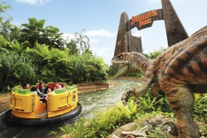 The Lost World - Jurassic Park Rapids Adventure, Universal Studios Singapore.