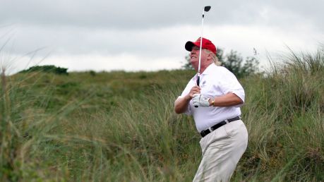 US President-elect Donald Trump is a keen golfer and owner of courses around the world.