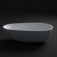 Vizzini Luciana Stone Free Standing Bath - Bathtubs