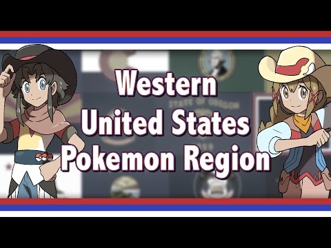 What If The Western United States Was A Pokemon Region?