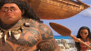 Maui may be a demigod but he's no match for Moana.