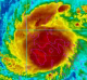 Typhoon Nock-ten as it moves across the Philippines on early Boxing Day.