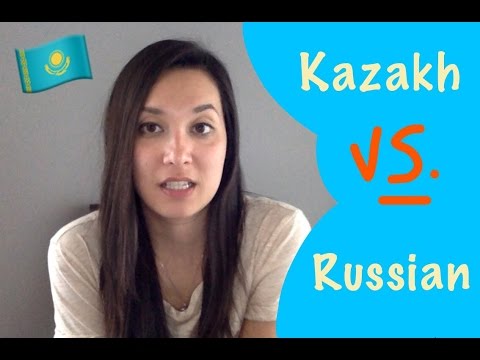 Kazakh VS.  Russian (10 Words in Each Language)