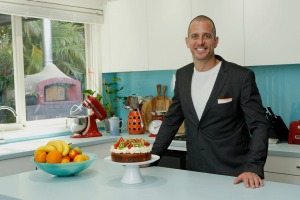 Ed Halmagyi in his home kitchen.