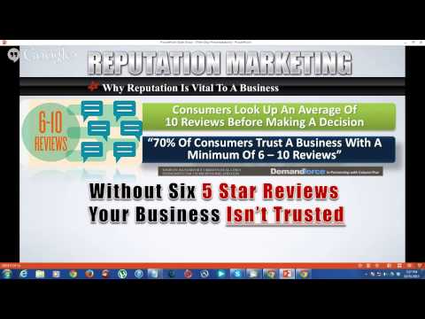 Reputation marketing plan 2015 training video 949-285-7209 your online reputation revealed