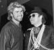 Old friends: Elton John with George Michael in 1985