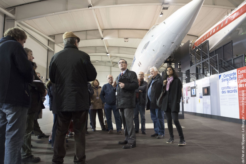 Visite guidée - Concorde et Boeing 747