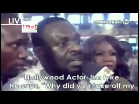 Jim Iyke's Deliverance From The Devil (Shocking Video!) @ TB Joshua's Synagougue Church