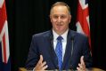 John Key announces his resignation as Prime Minister of New Zealand at parliament.