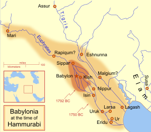 Hammurabi zamanında Babil imparatorluğu