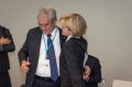 That was then: Foreign Minister Julie Bishop hugs then Marshall Islands minister Tony de Brum at the Paris climate summit.