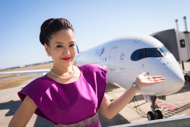 Thai Airways new A350 will fly Bangkok-Melbourne.