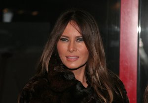 Melania Trump attends a screening of "The Lego Movie" hosted by Warner Bros. Pictures and Village Roadshow Pictures on Wednesday, Feb. 5, 2014 in New York.