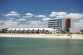 Seashells Beach in Mandurah where a 60-year-old woman was the victim of a sex attack on December 18.