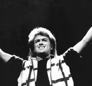 Pic: Ray Kennedy Singer with Wham, George Michael, on stage at the Sports and Entertainment Centre, Melbourne Originally ...