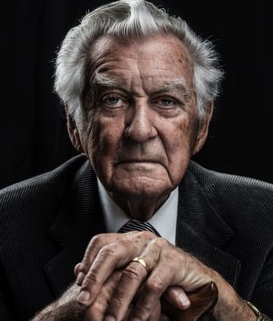 SMH/ NEWS REVIEW? Portrait of Bob Hawke former Australian Prime Minister. Hawke will talk about his friendship with ...