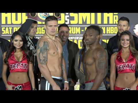 Bernard Hopkins v Joe Smith Jr. weigh-in