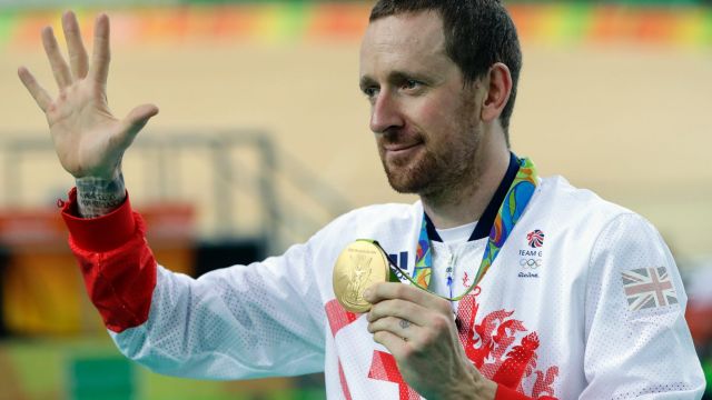 Moving on: Bradley Wiggins.